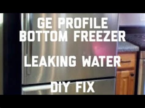 ge refrigerator leaking water|5 DIY Tips to Fix a Leaky GE Refrigerator